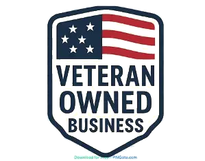 Veteran-Owned Business badge